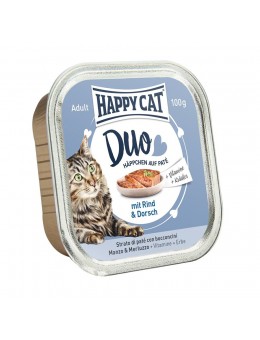 Happy Cat Duo Menu Βοδινό - Μπακαλιάρος 100g