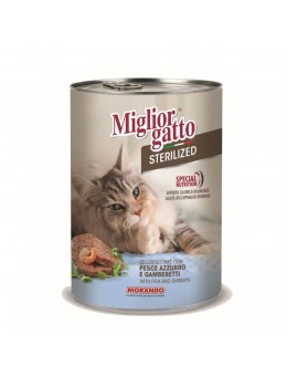 Miglior Gatto Sterilized πατέ Ψάρι & Γαρίδες 400g