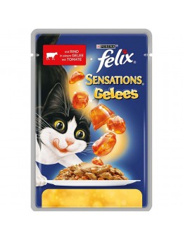 Felix Sensations Jellies Βοδινό σε Σάλτσα με Ντομάτα 85g