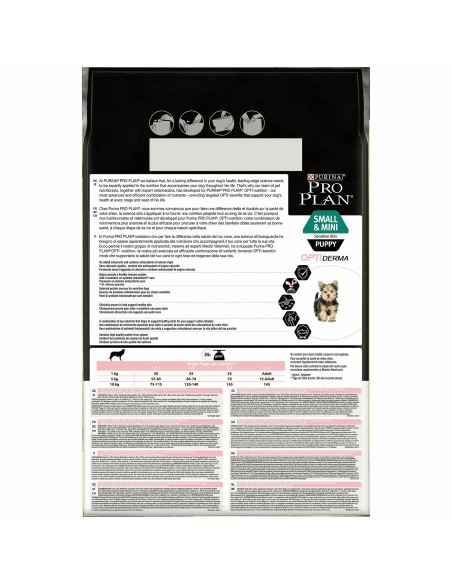 Pro Plan Dog Small & Mini Puppy Sensitive Skin με Optiderma Σολομός 3kg