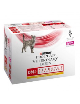 Pro Plan Veterinary Diets DM St/Ox Diabetes Management Κοτόπουλο 10x85gr