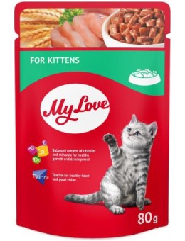 MY LOVE KITTEN σε σάλτσα 80gr