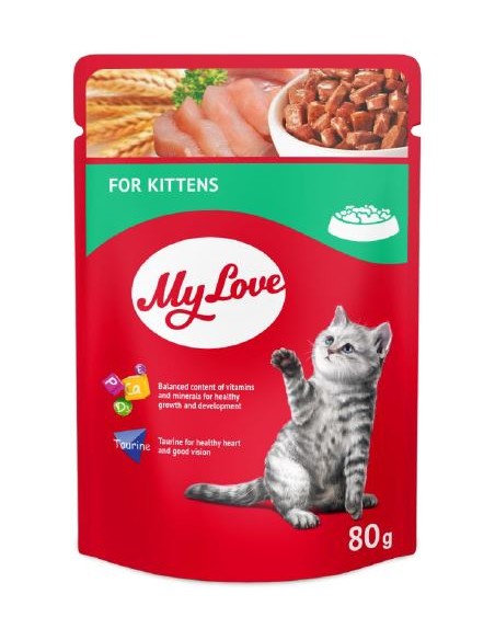 MY LOVE KITTEN σε σάλτσα 80gr