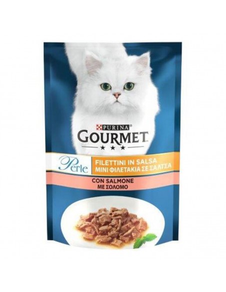 Gourmet Perle Φιλετάκια σε Σάλτσα με Σολομό 85g