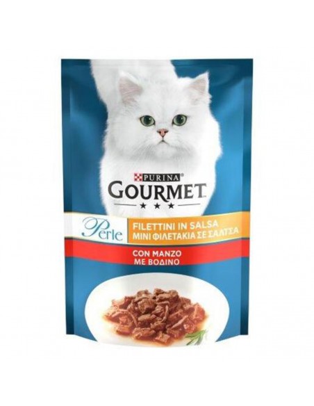 Gourmet Perle Φιλετάκια σε Σάλτσα με Βοδινό 85gr