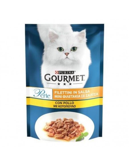 Gourmet Perle Φιλετάκια σε Σάλτσα με Κοτόπουλο 85gr