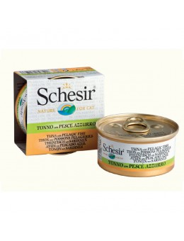 Schesir Cat Broth Τόνος Με Ψάρια Ωκεανού 70g