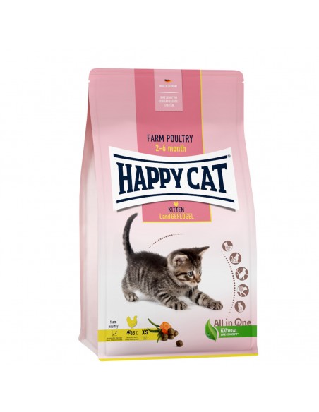 Happy Cat Supreme Kitten Πουλερικά Geflugel 1,3kg