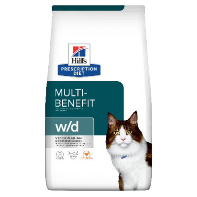 Hill's Prescription Diet Feline w/d Digestive / Weight Management 3kg