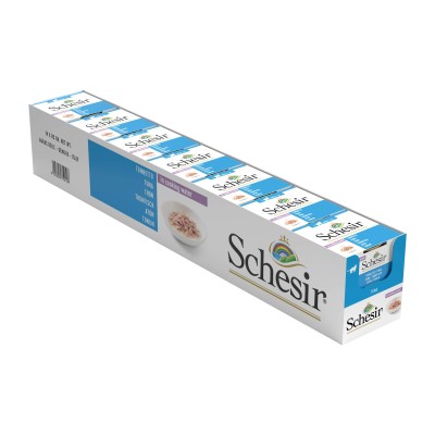 Schesir Cat Natural με Τόνο σε Φυσικό Ζωμό 85g