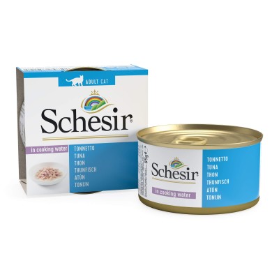 Schesir Cat Natural με Τόνο σε Φυσικό Ζωμό 85g