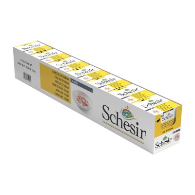 Schesir Cat Jelly με Φιλετάκια Τόνου και Σουρίμι σε Ζελέ 85g