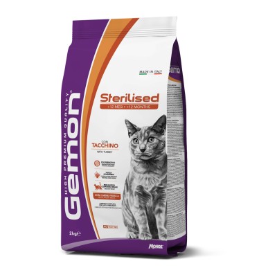 Gemon Cat Sterilized Turkey 2kg