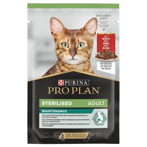 Proplan Nutri Savour Sterilised Βοδινό 85g