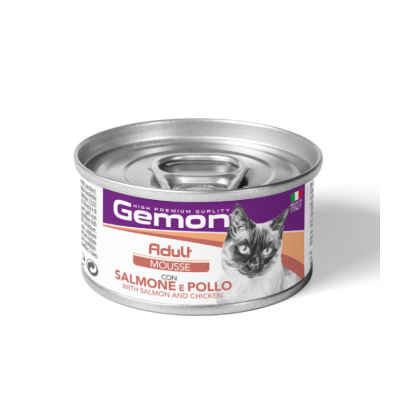 Gemon Cat Mousse Adult Salmon & Chicken 85g