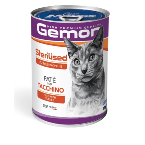 Gemon Cat Pate Sterilized Turkey 400g