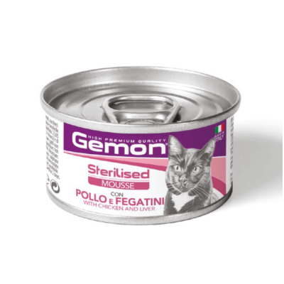 Gemon Cat Mousse Sterilised Chicken & Liver  85g