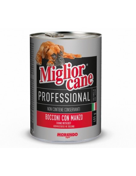 Miglior cane Professional Κομματάκια Με Βοδινό 1200g