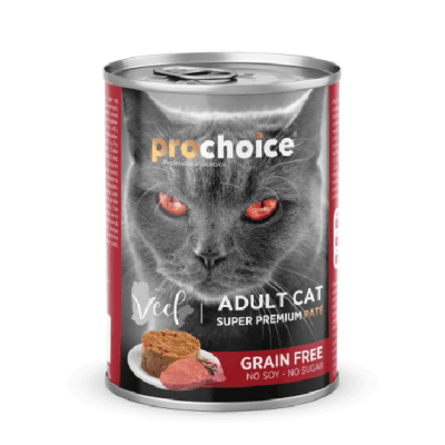 Prochoice Cat Food Cans Grain Free With Veal 400gr