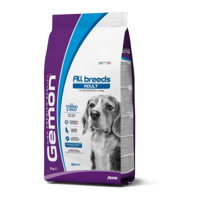 Gemon Adult All Breeds για Σκύλους με Τόνο & Ρύζι 3kg