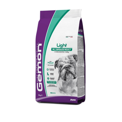 Gemon Dog Adult All Breeds Light Chicken 3kg