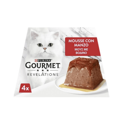 Gourmet Revelations Mousse Βοδινό 4 x 57gr