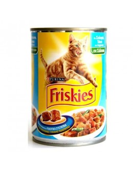 Friskies με Κομματάκια Σολωμό, Τόνο & Λαχανικά 400g