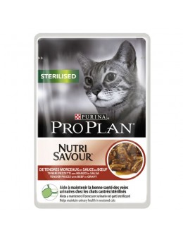 Proplan Nutri Savour Sterilised Βοδινό 85g