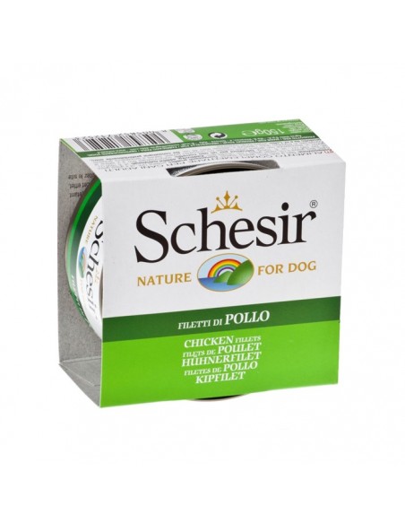 Schesir Dog σε Ζελέ με Φιλετάκια κοτόπουλο 150g